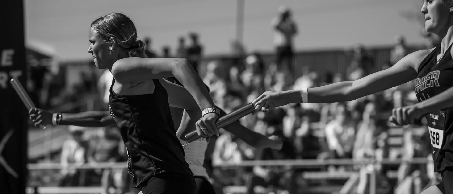 Sumner High School Girls Relay Baton Exchange Commercial Sports Photography