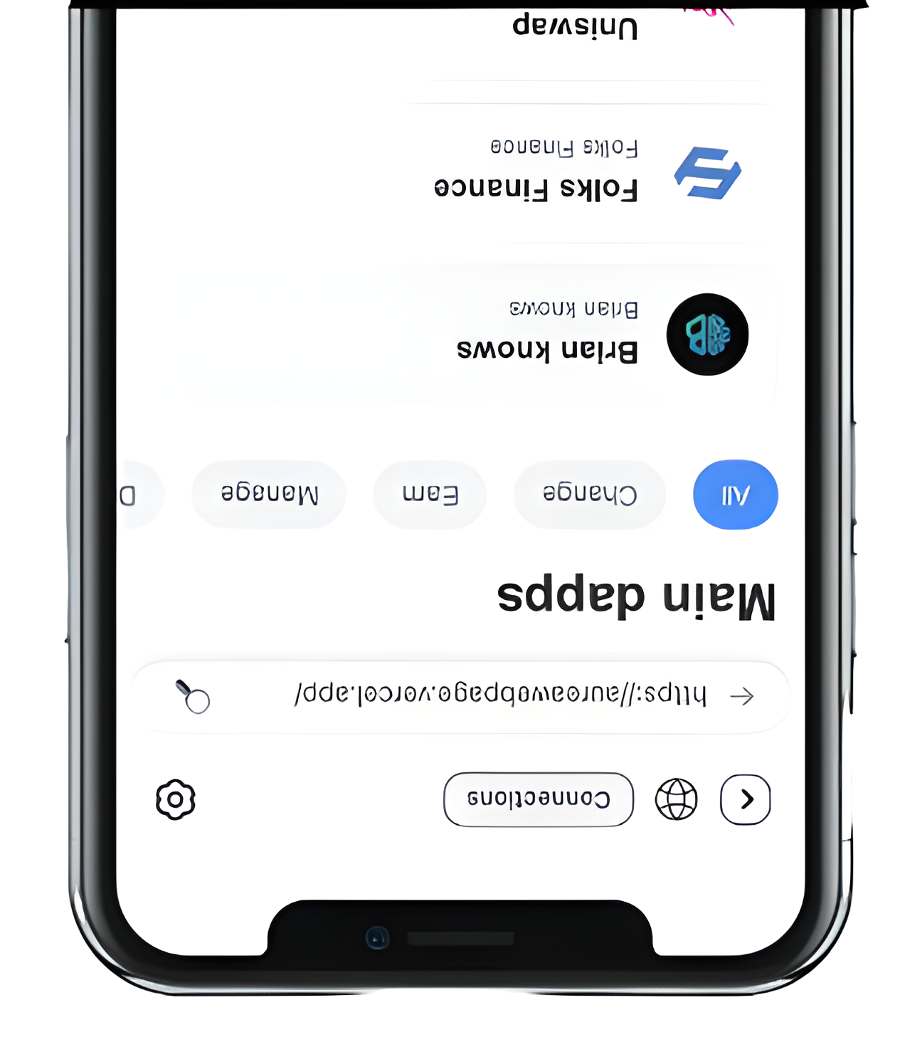 Dapp list feature
