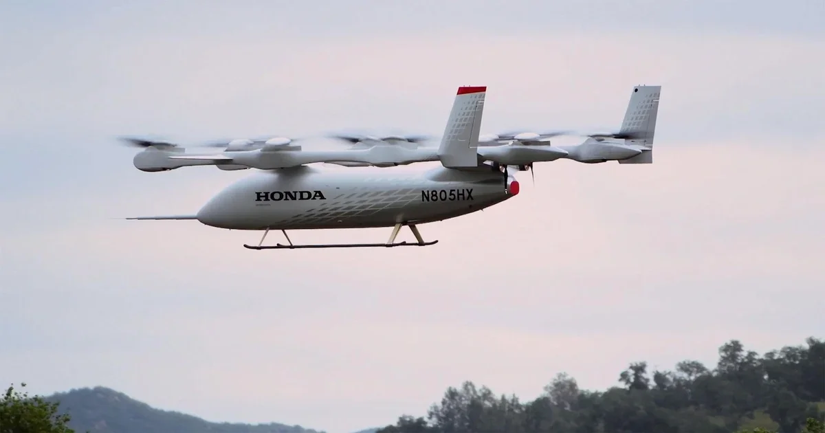 Honda F1 full-scale hybrid eVTOL demonstrator aircraft