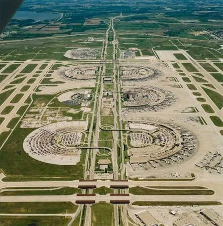 Dallas Fort Worth International Airport aerial view representing FAA infrastructure grants