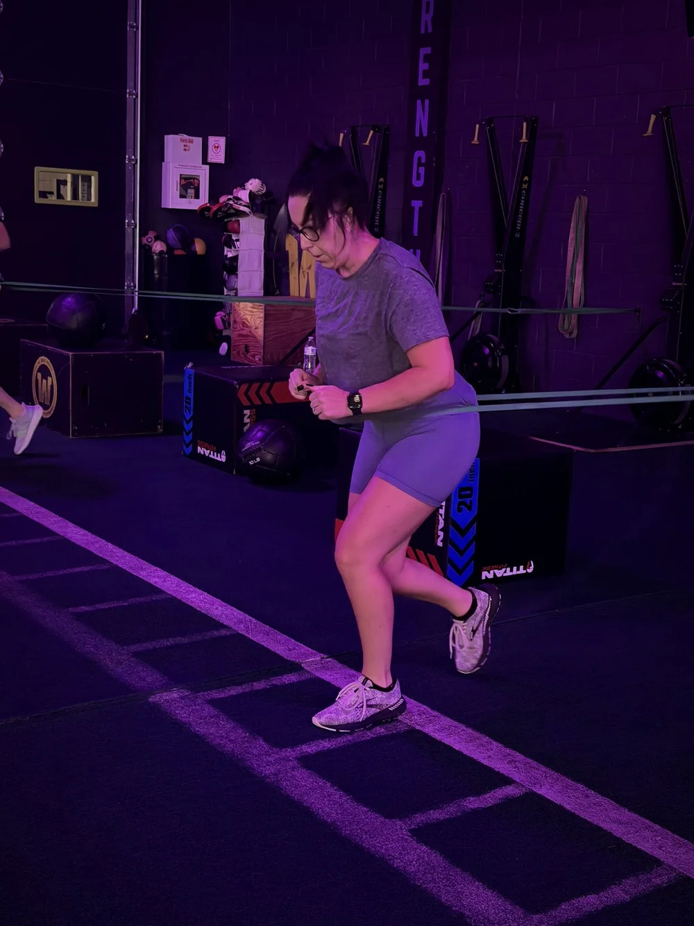Member doing agility work