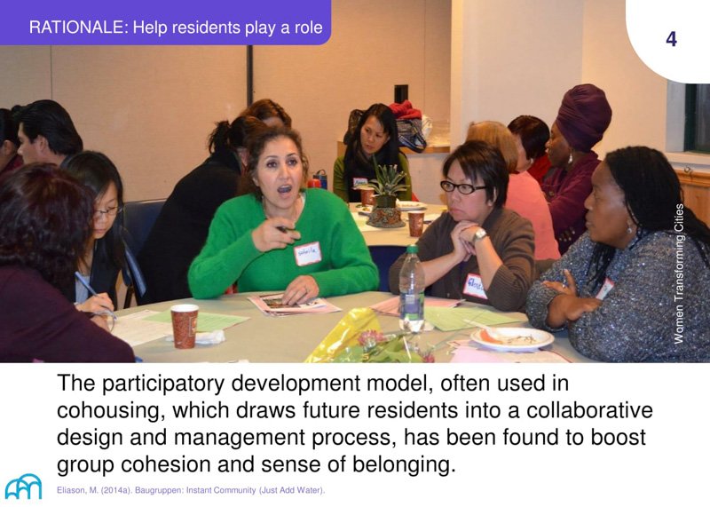 Rationale: A group of diverse people engaged in a lively discussion around a table with papers and drinks.