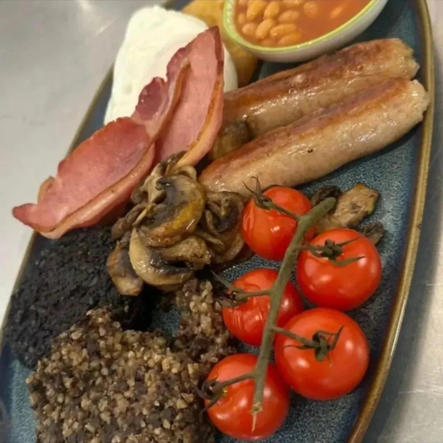 Cooked breakfast at Glenbarr