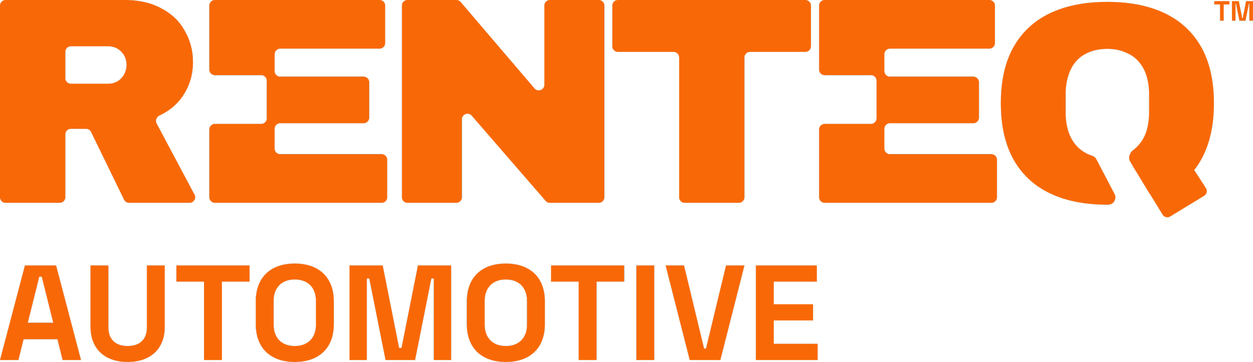 Renteq Logo Orange Left