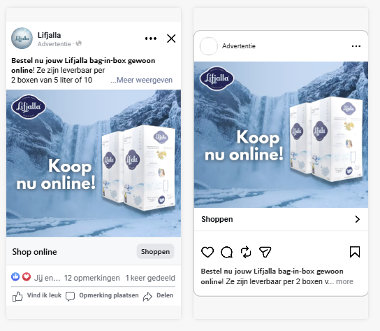 Advertentiecampagne voor Lifjalla