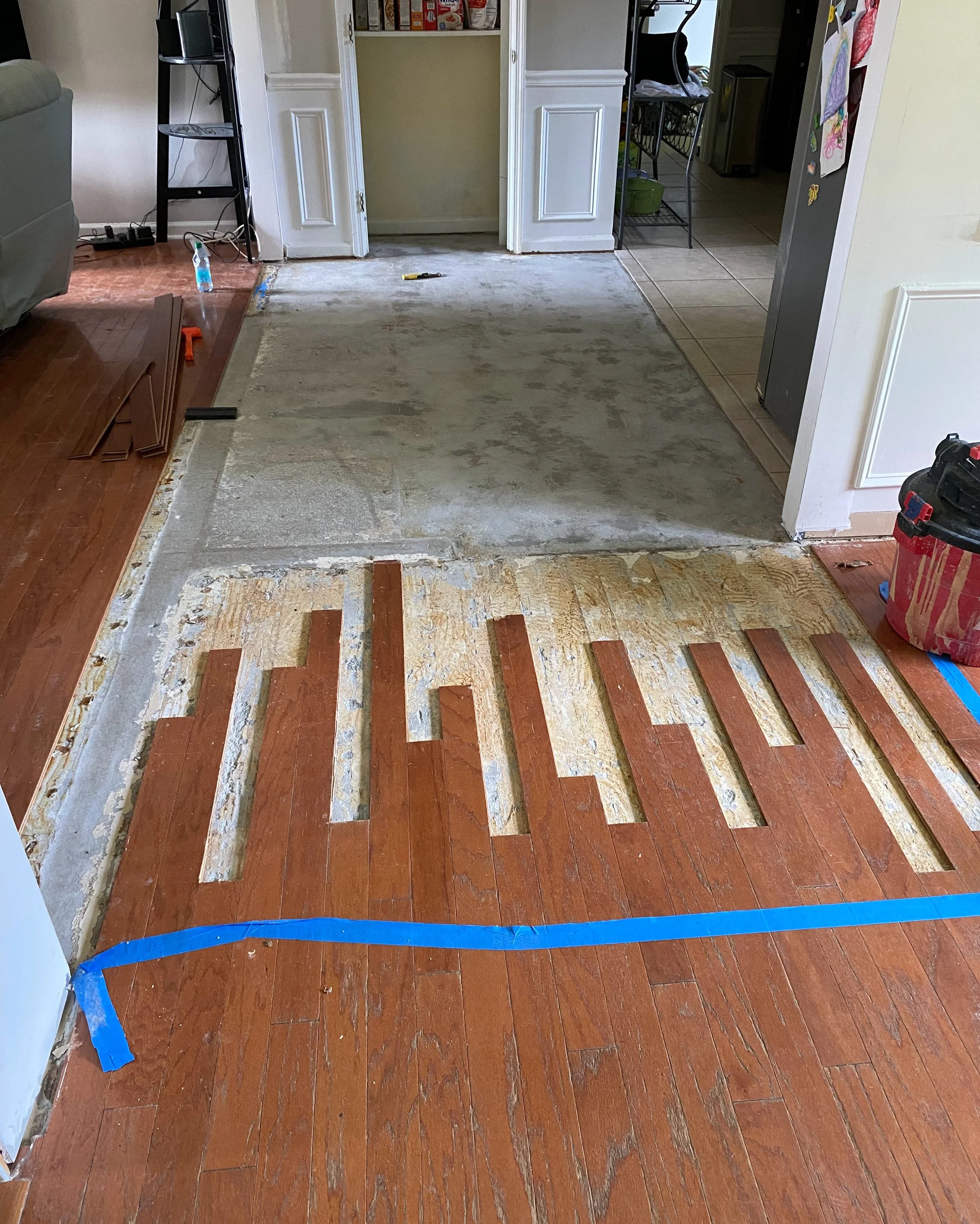 Modern Wide Plank Oak Hardwood Flooring