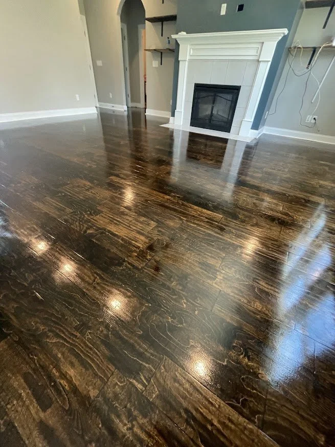 Herringbone Hardwood Flooring Installation