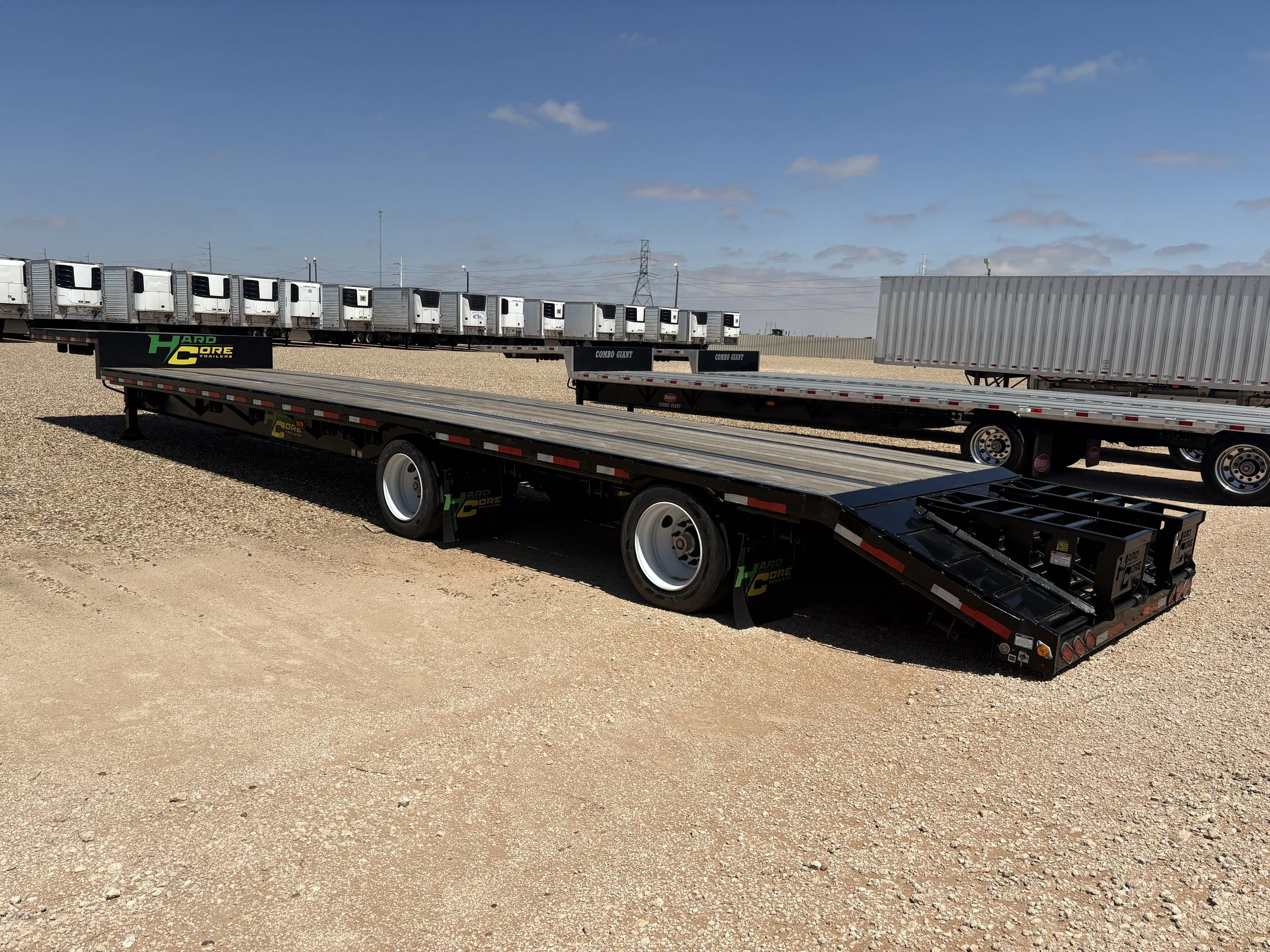 Hardcore BTX BTR drop deck trailer side profile