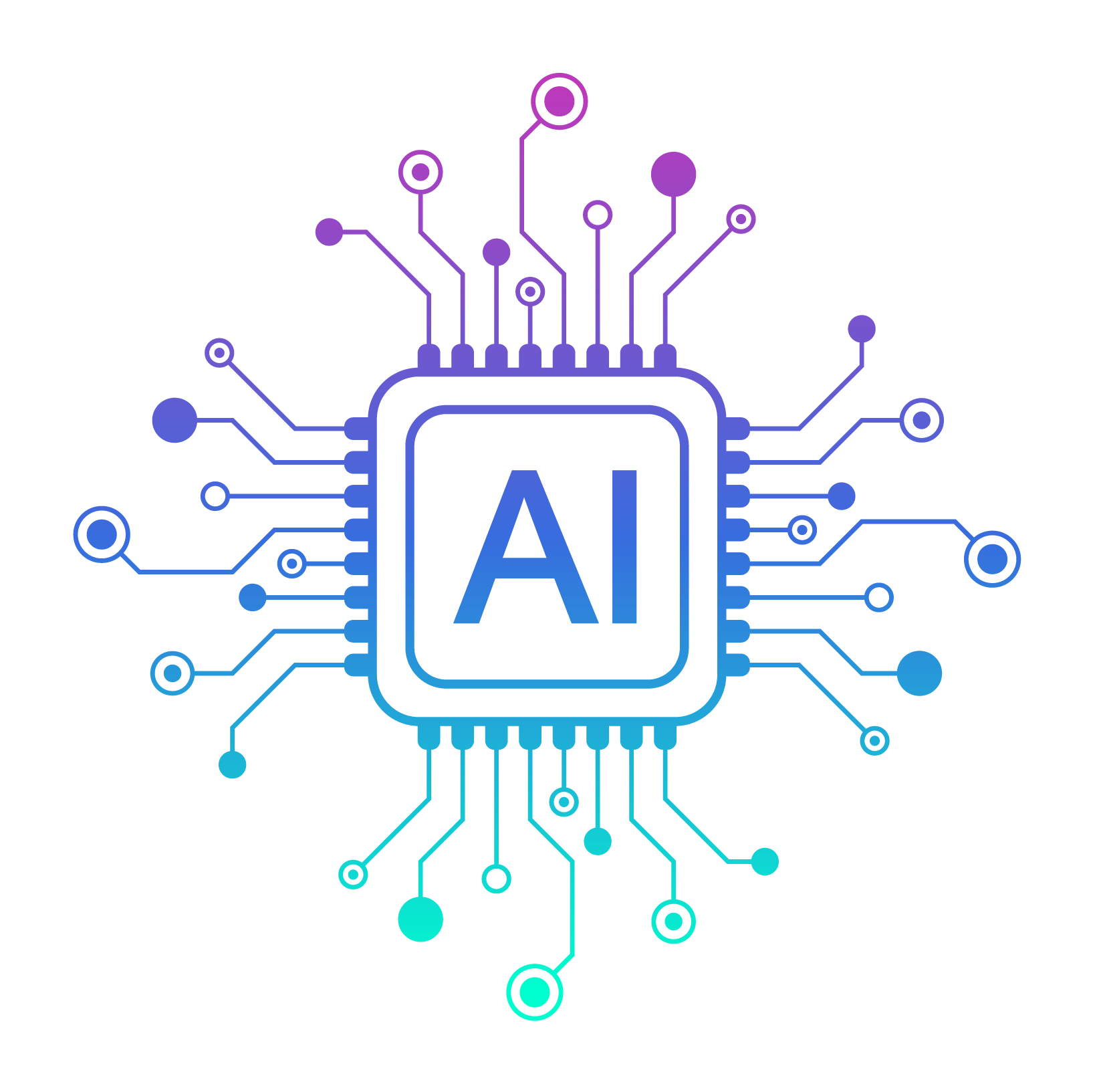 AI Workflow Design Illustration