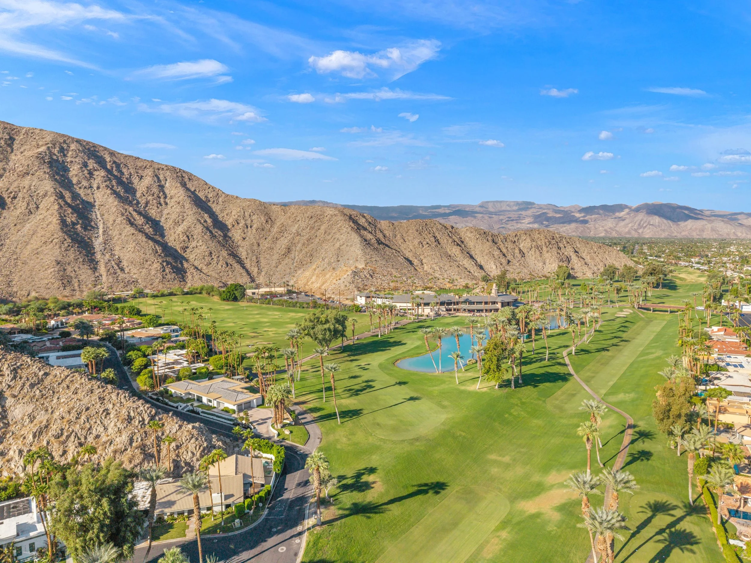 Indian Wells Country Club below the Santa Rosa Mountains