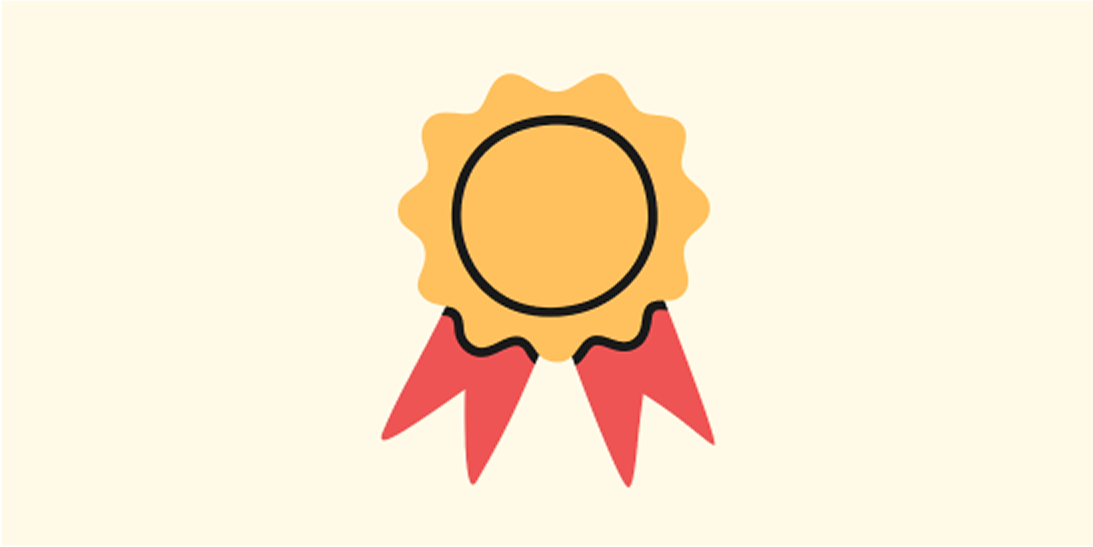 illustration. award ribbon