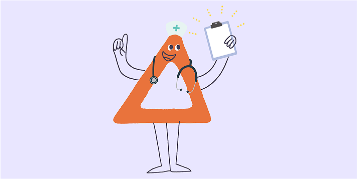 Deltie, Coach avatar, holding up a clipboard
