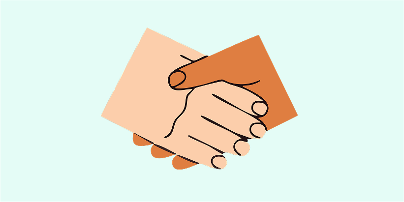 handshake illustration