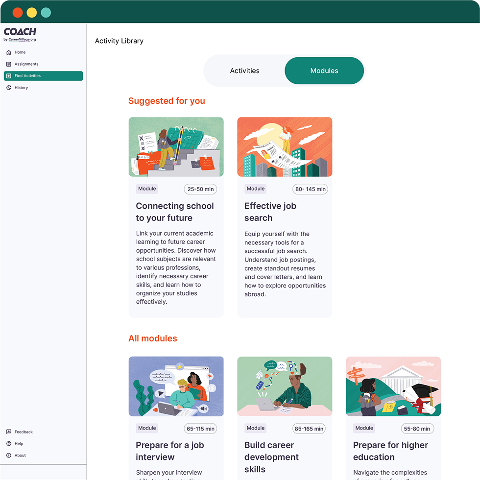 Coach module library