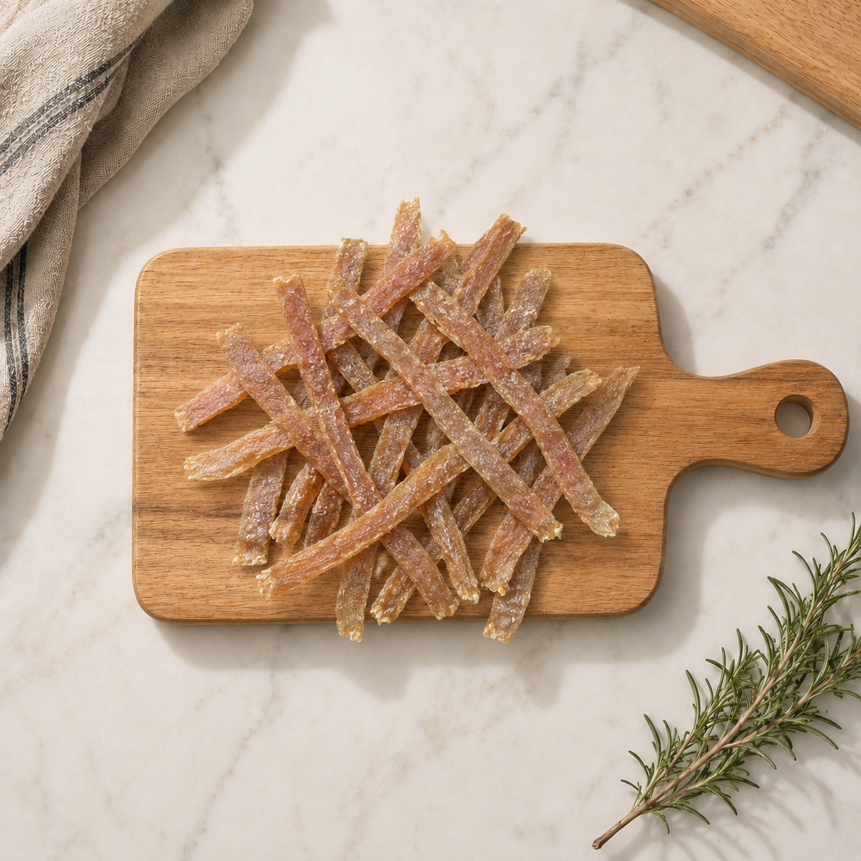 Dehydrated chicken jerky dog treats