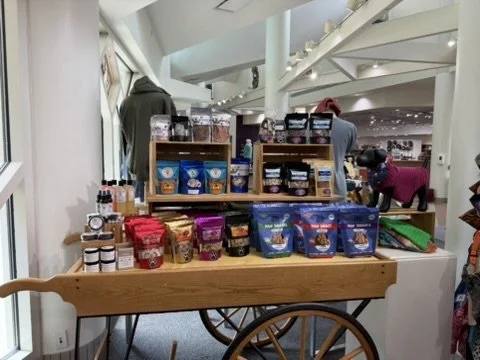 Just Paws display at Tamarack Marketplace