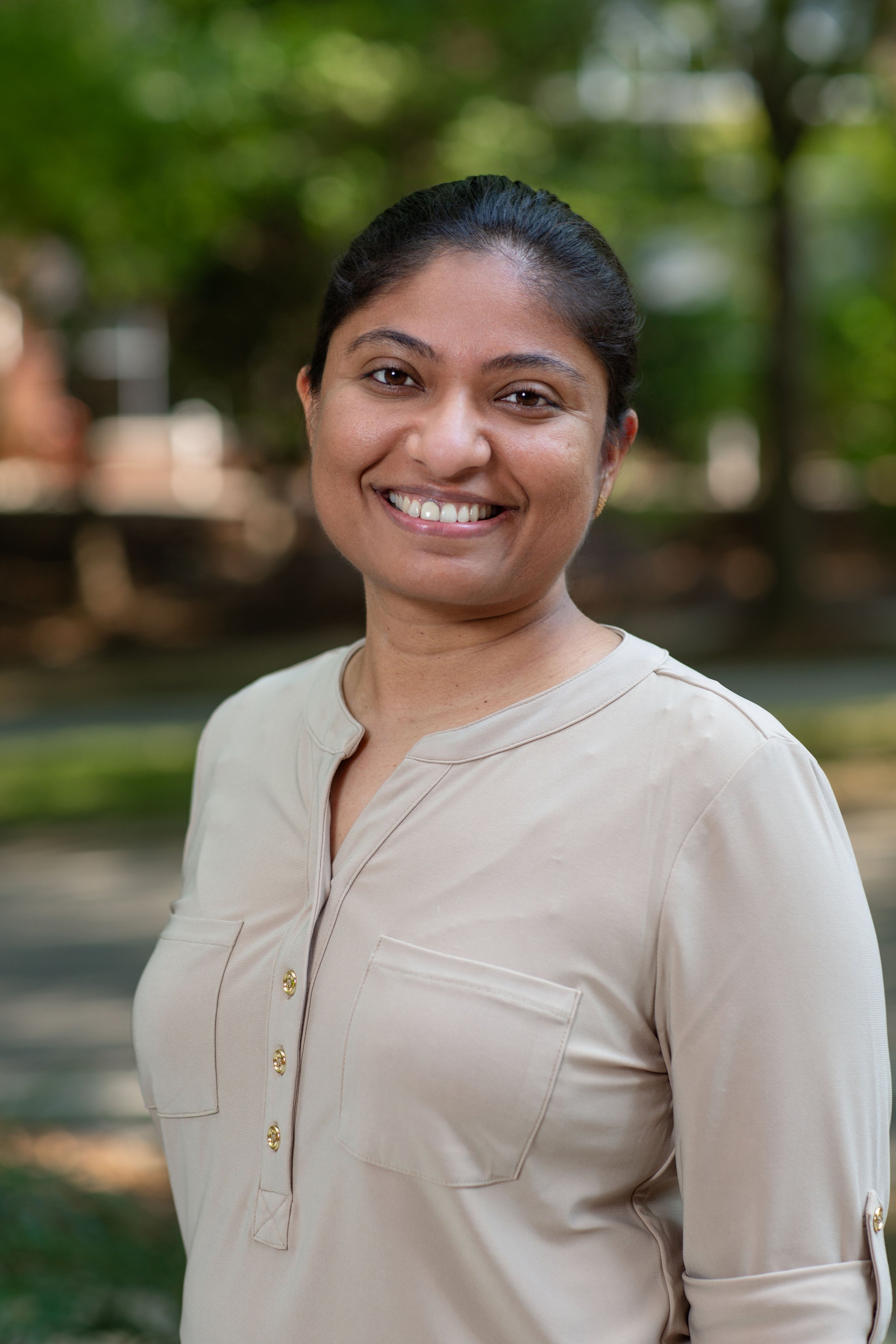 Headshot of Dr. Renuka Raman, associate director of Collaborations Pharmaceuticals Inc
