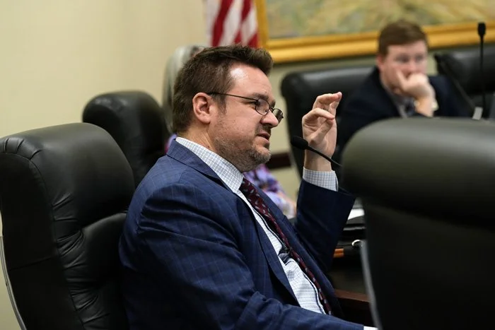 Representative Matt MacPherson during the legislative session