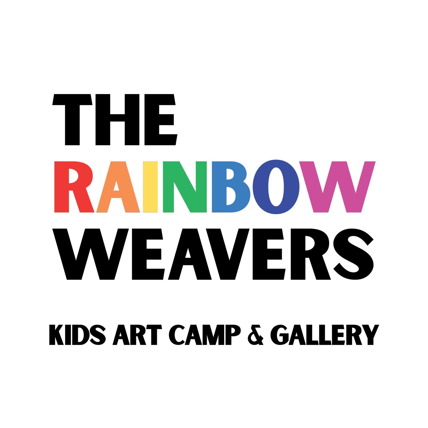 The Rainbow Weavers- kids art camp & gallery logo