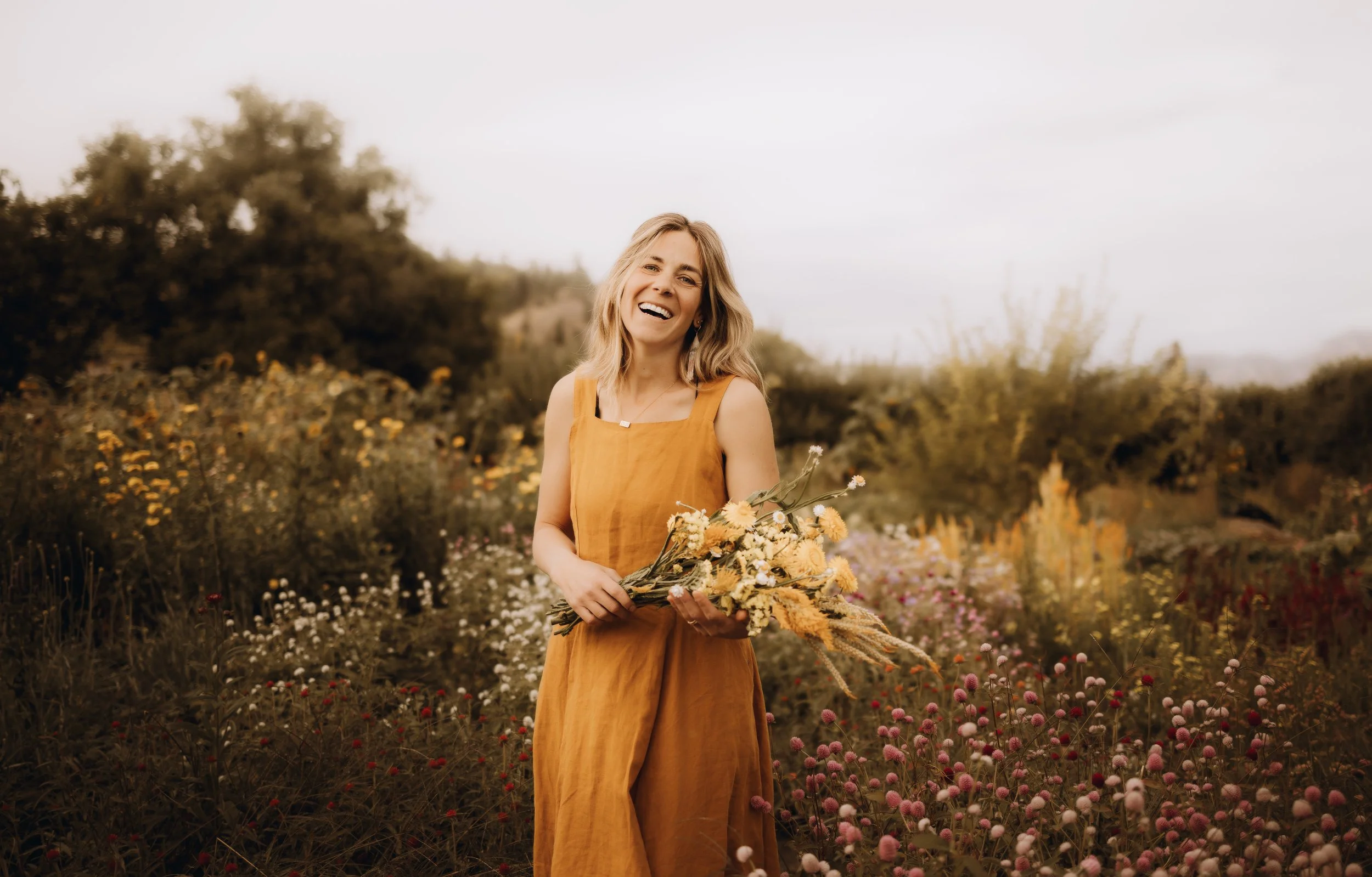 Renee in the field