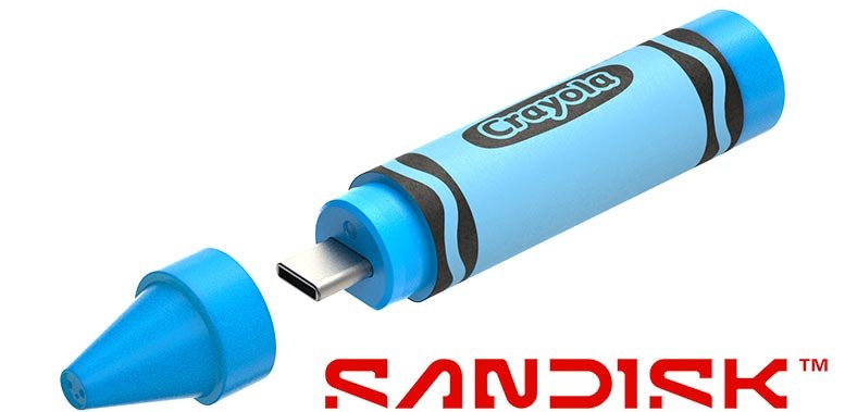 Crayola SanDisk Drive