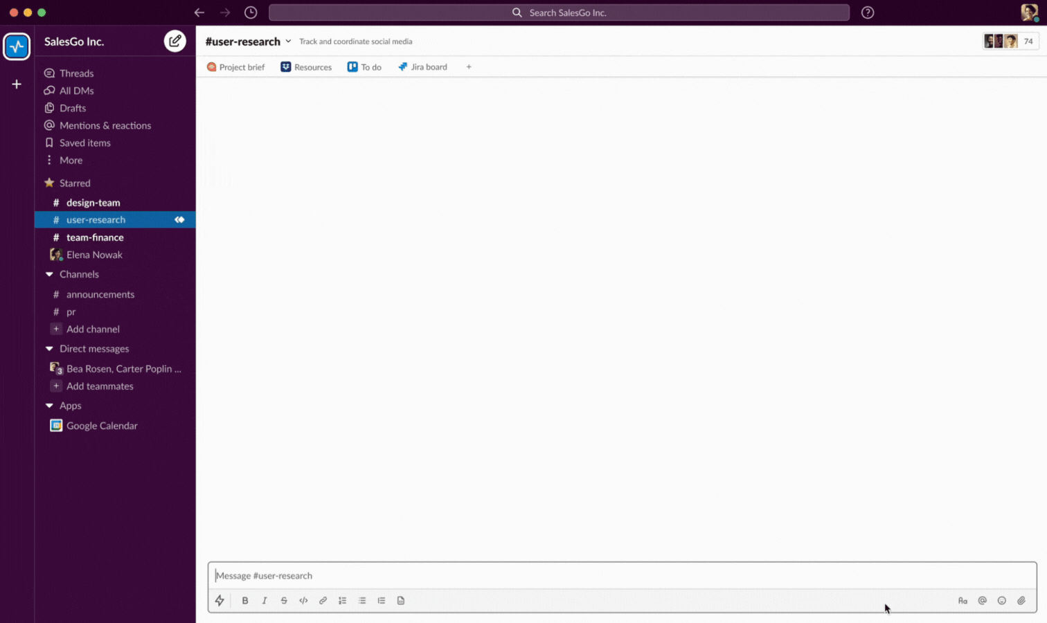 Product Manager workflow: Ask Riley Search Across Projects > Recommendations Page with prioritized insights from three sources - sales, user interviews, market analysis > PRD