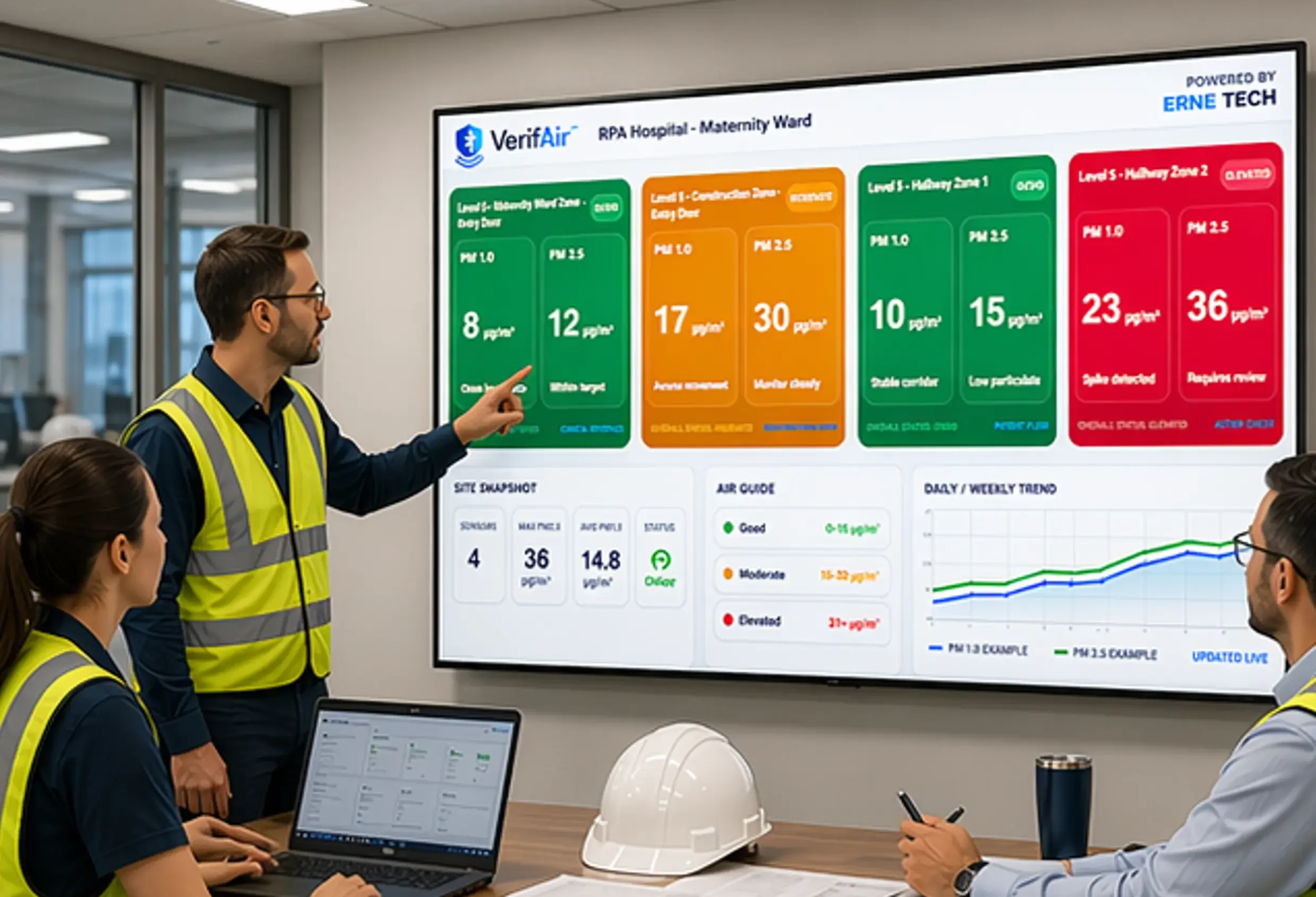 VerifAir dust-monitoring equipment