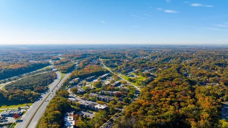 Laurel, Maryland aerial view