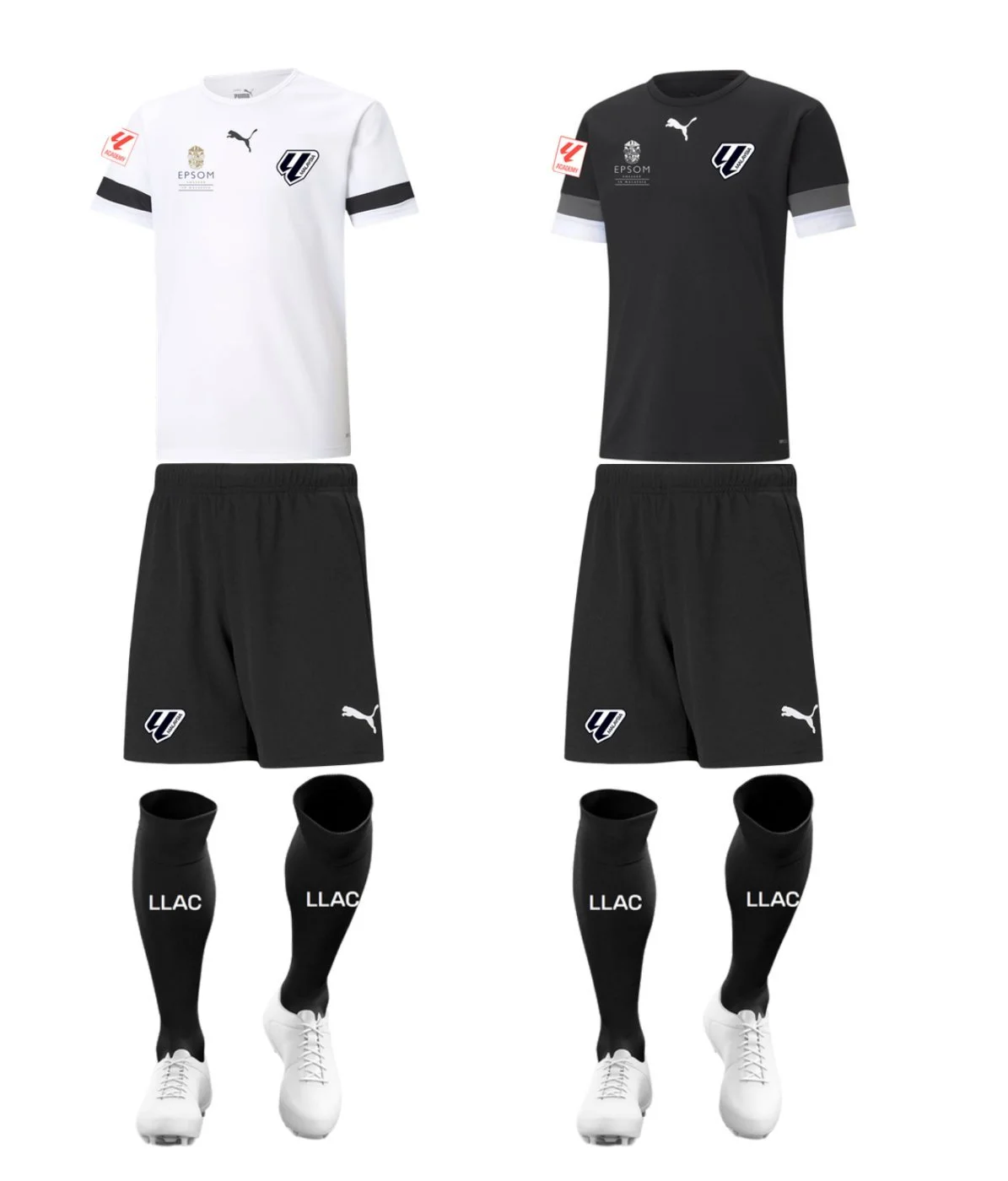 LALIGA Academy Malaysia home and away kits