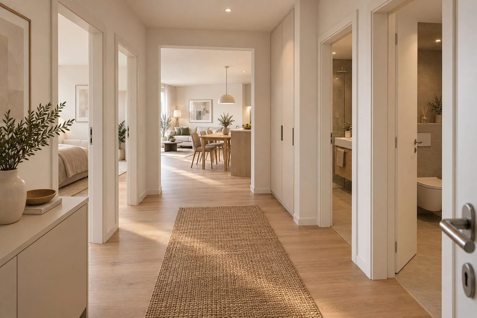 Visualisierung Entrée, Wohnung B05