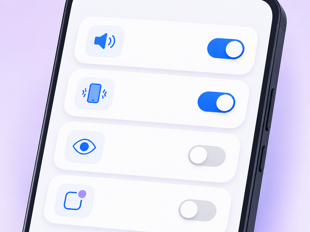 Android message notification toggles, easy to reach and easy to read with Messenger Chat Home