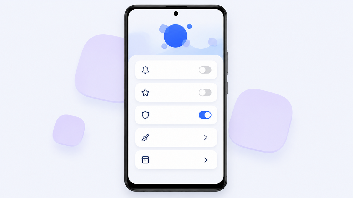 Android message app settings explained, the kind of clear setup Messenger Chat Home is built around