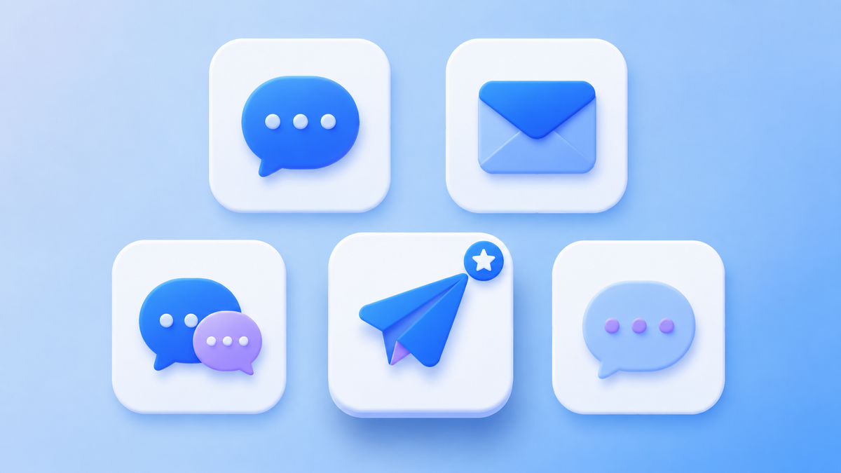 Comparing free Android texting apps, including Messenger Chat Home with its home screen inbox