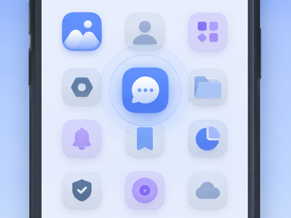 Long-pressing an app in the Android drawer, one of the shortcuts Messenger Chat Home makes unnecessary
