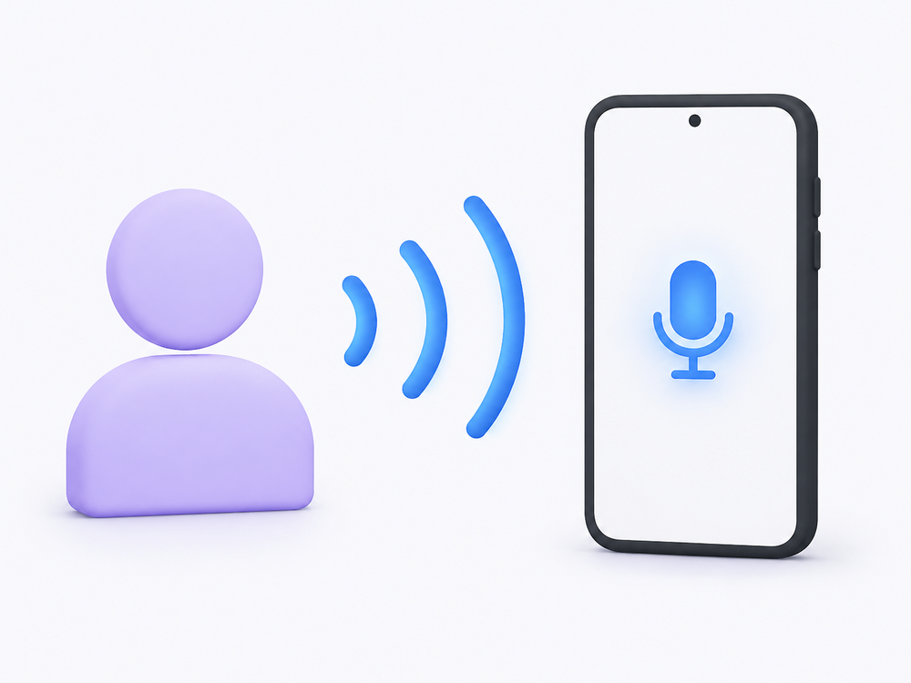 Hands-free texting on Android, one of the accessibility features built into Messenger Chat Home