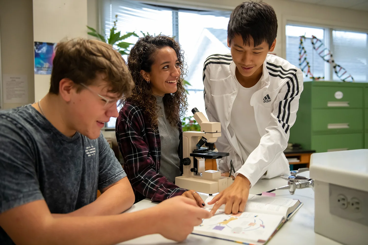 Upper school students at LCCS