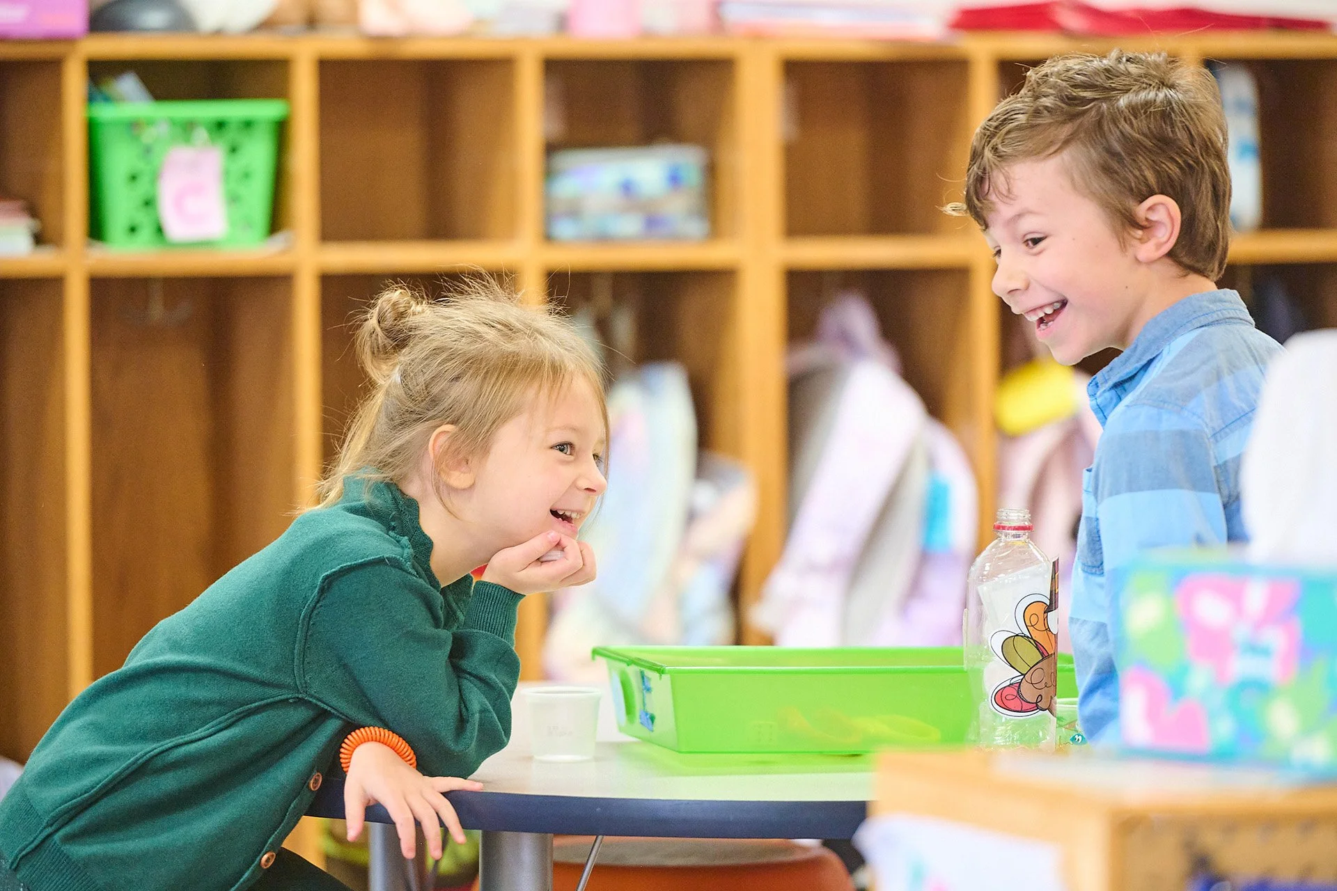 An LCCS teacher mentoring a student