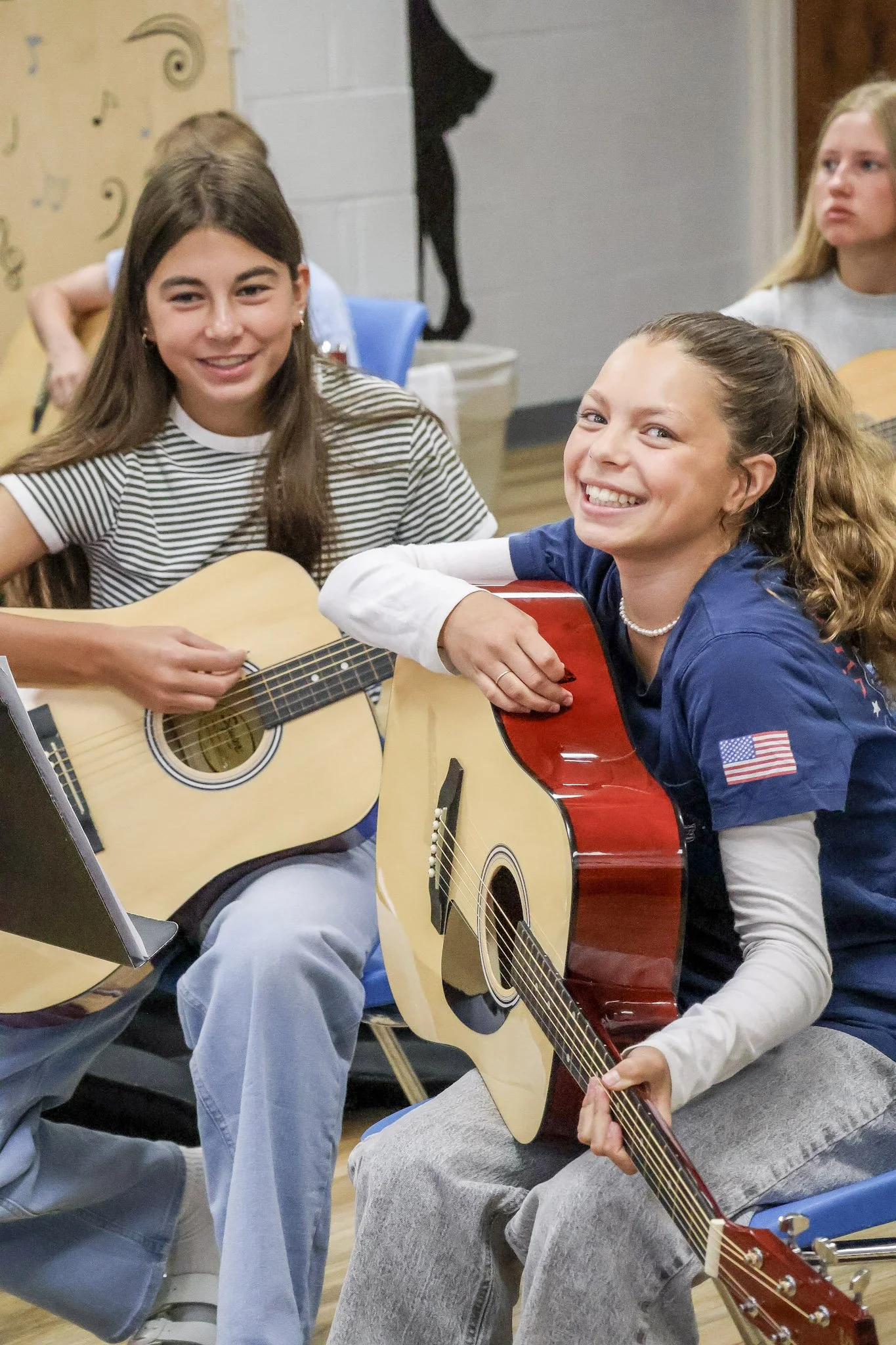 Middle school students at LCCS