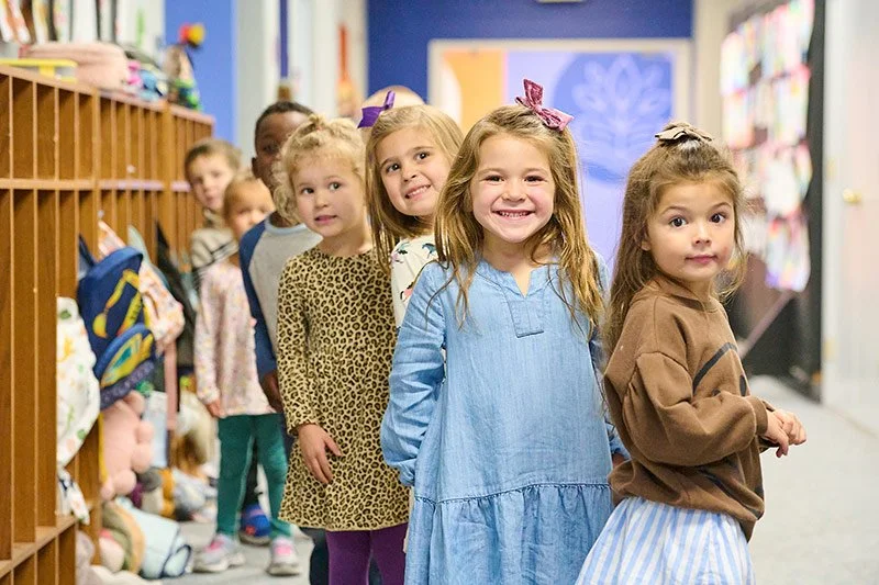 Preschool students learning at LCCS