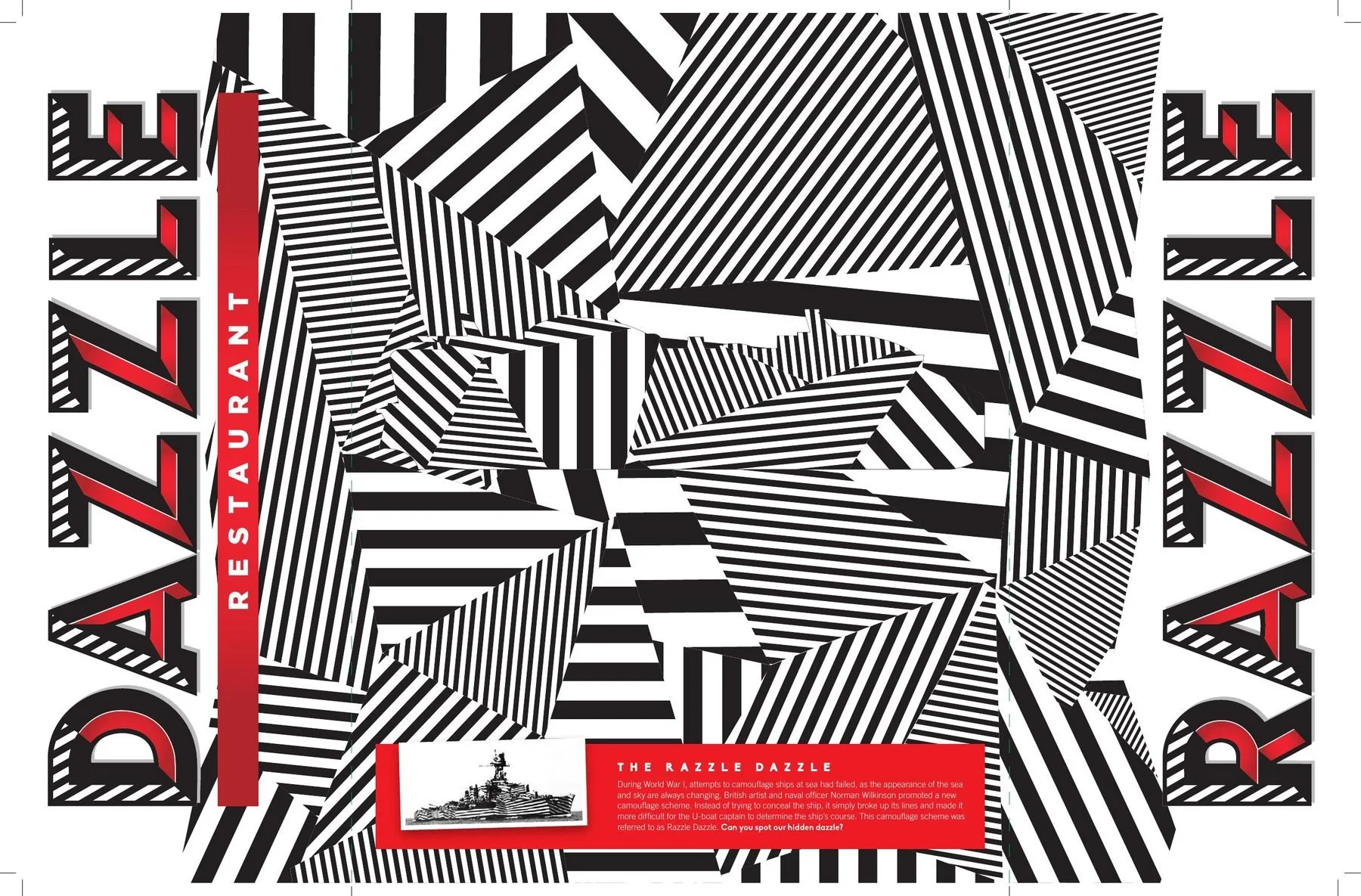 Razzle Dazzle menu page 1