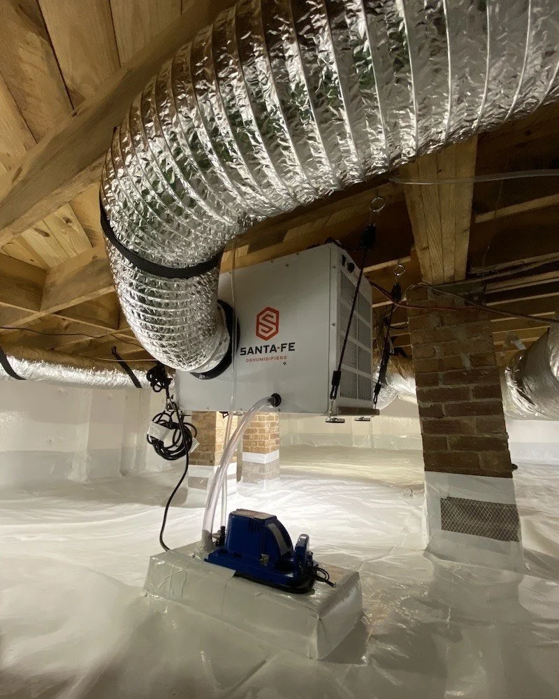 Dehumidifier installation