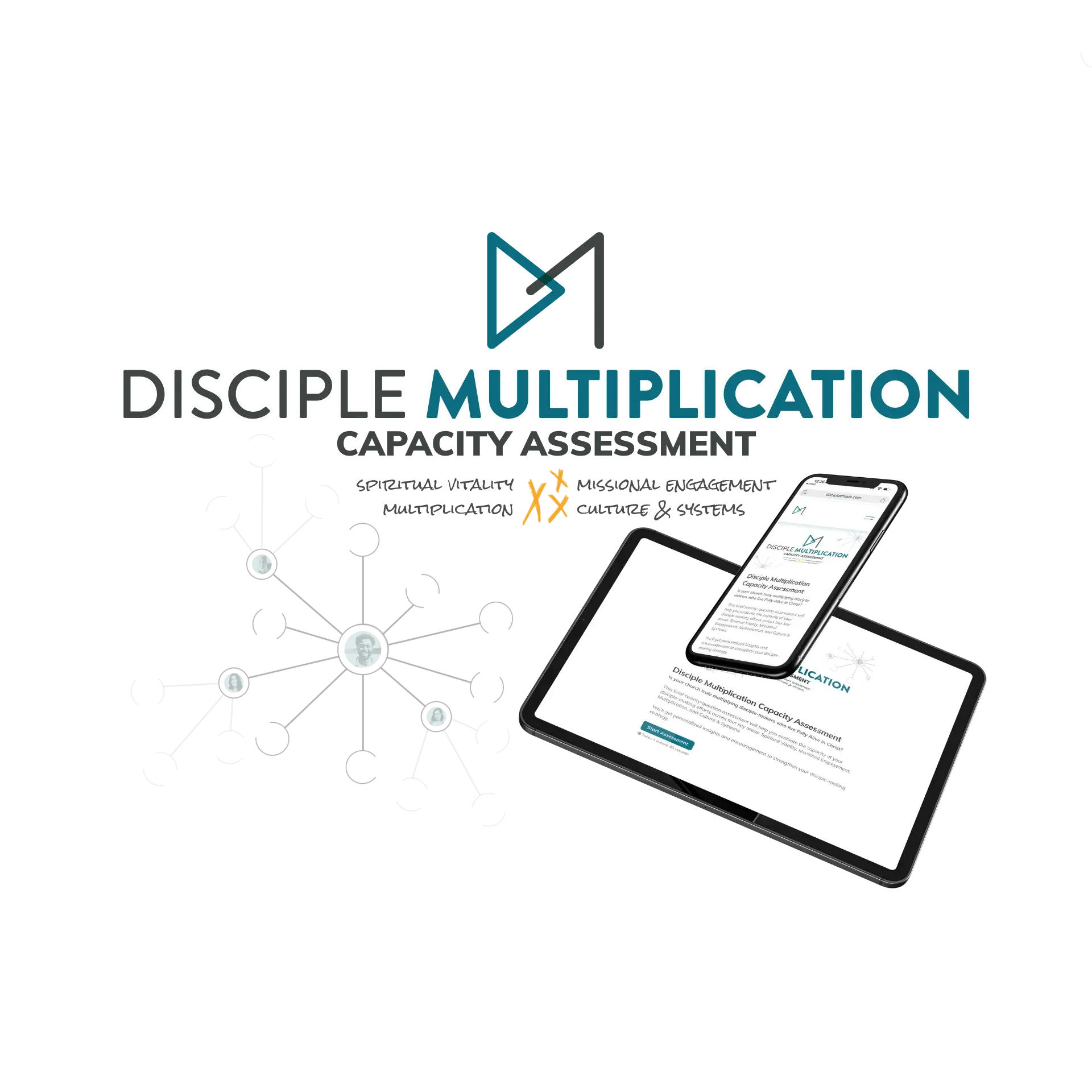 Disciple Multiplication Capacity Assessment on laptop and phone