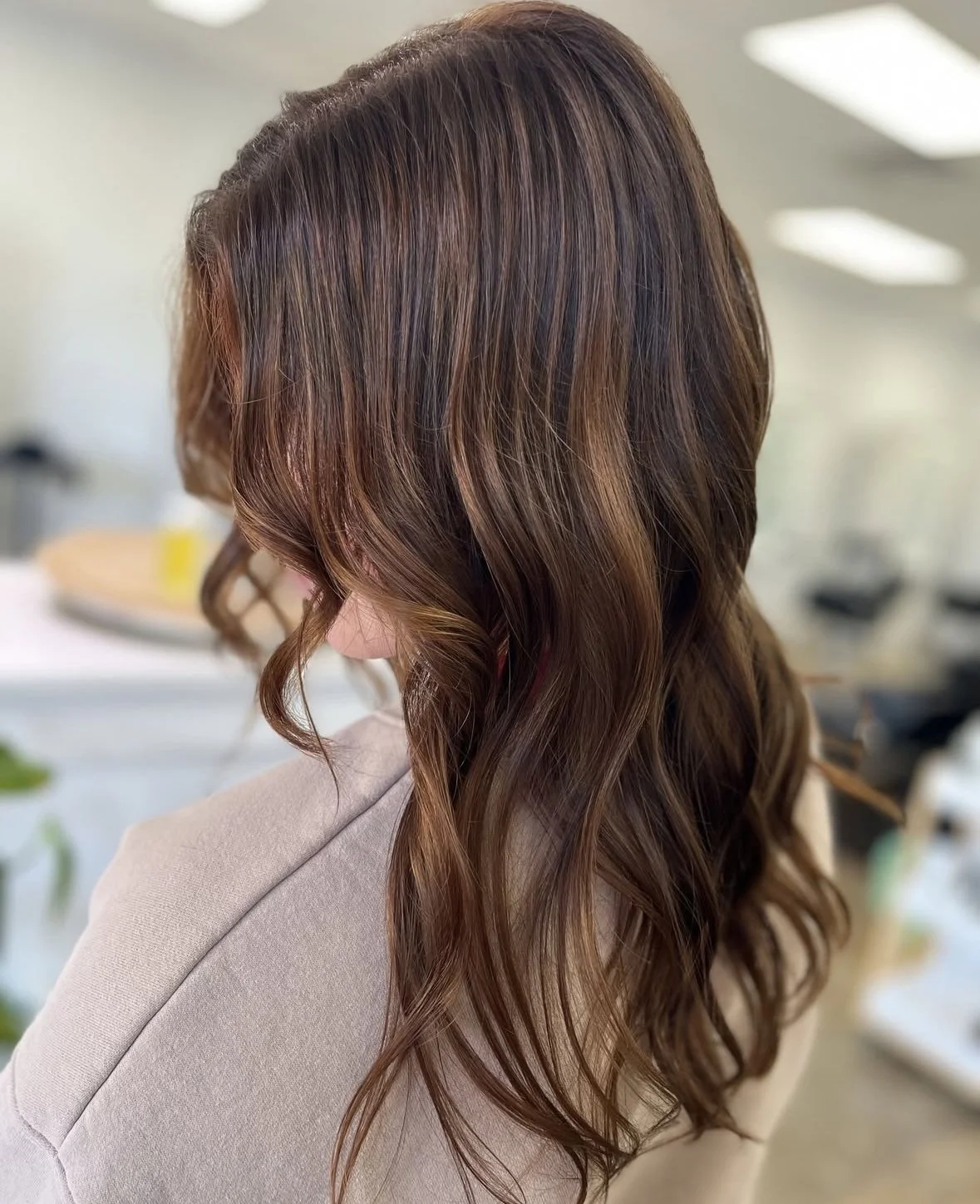 Ombre and balayage hair color result at Clean Beauty Boutique, New Lenox