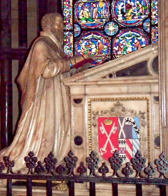 Memorial - Nicholas Wotton in Canterbury Cathedral