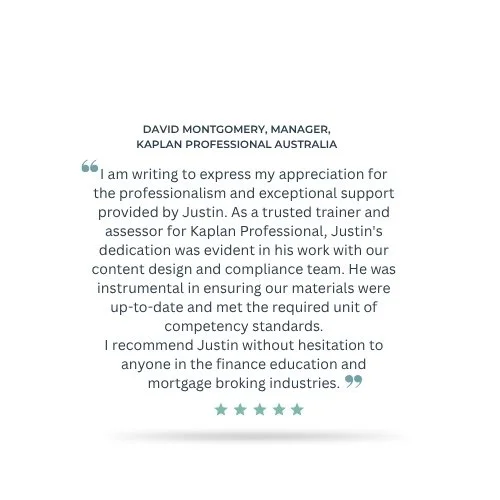 Testimonial for Training and Development