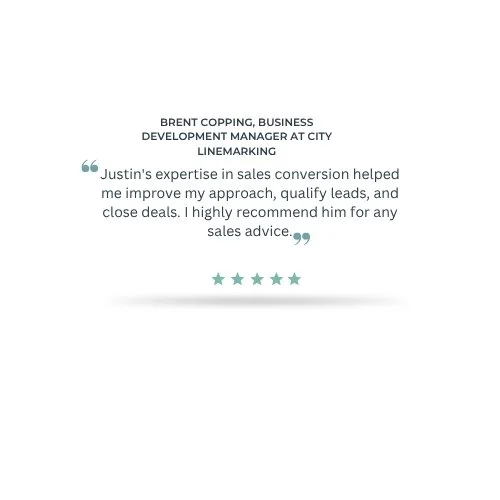 Testimonial for Sales Coaching