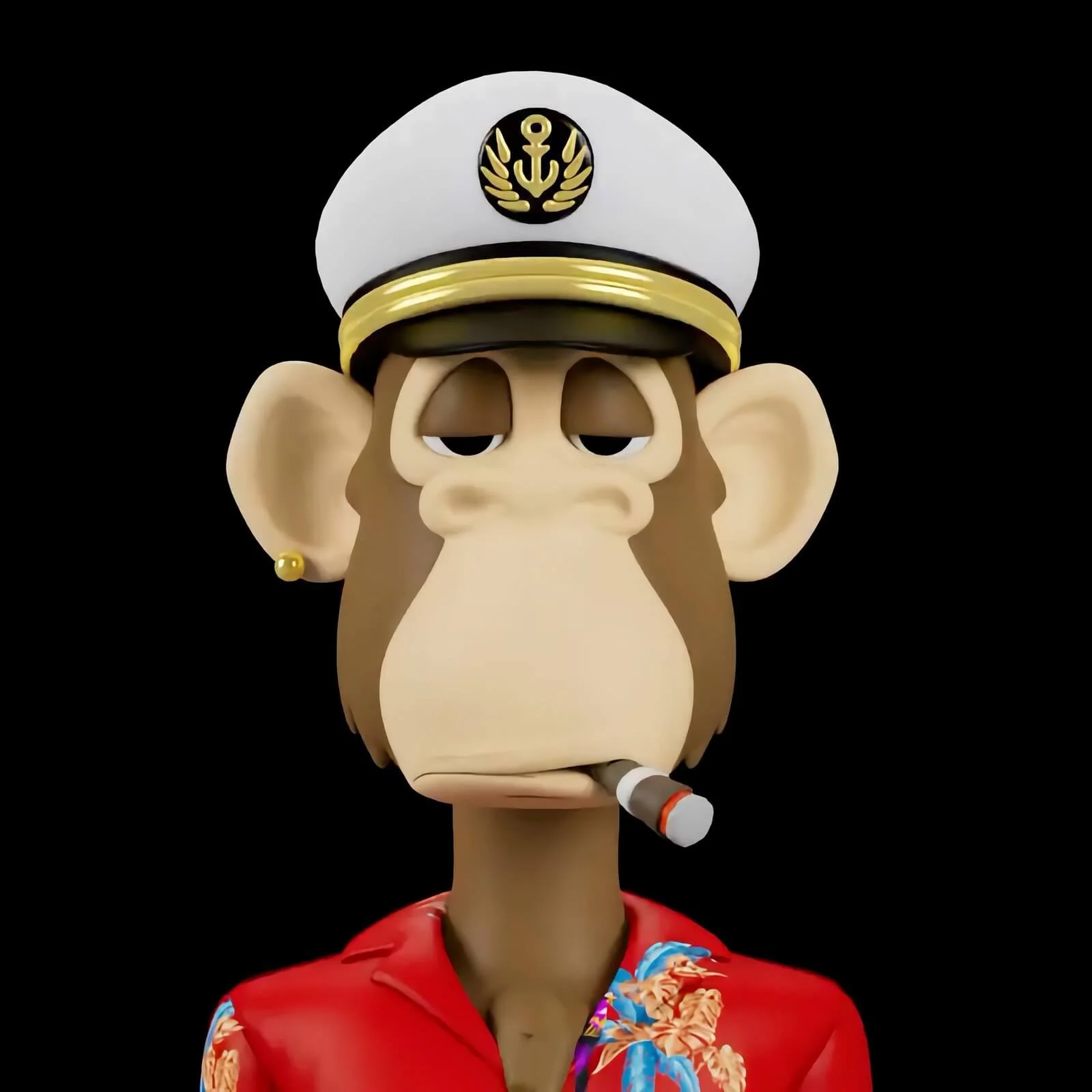 BAYC Curtis 13‑inch vinyl figure portrait
