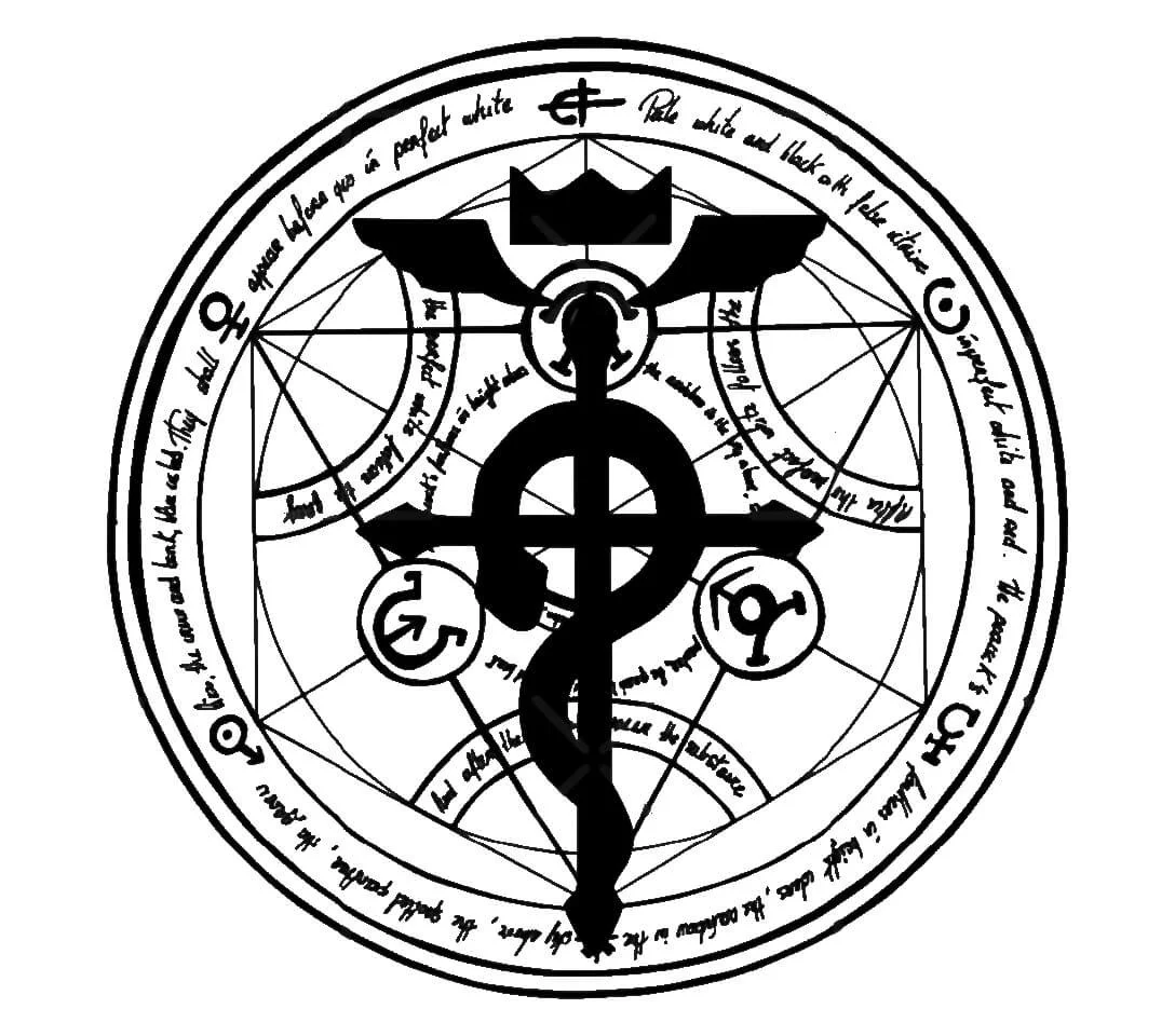 Fullmetal Alchemist transmutation circle symbol