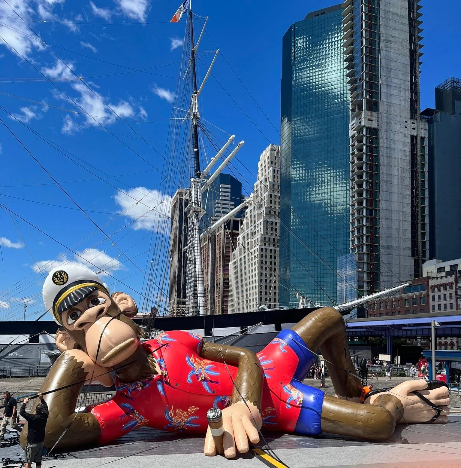 Curtis installation in New York City — photo from the 2022 hype cycle