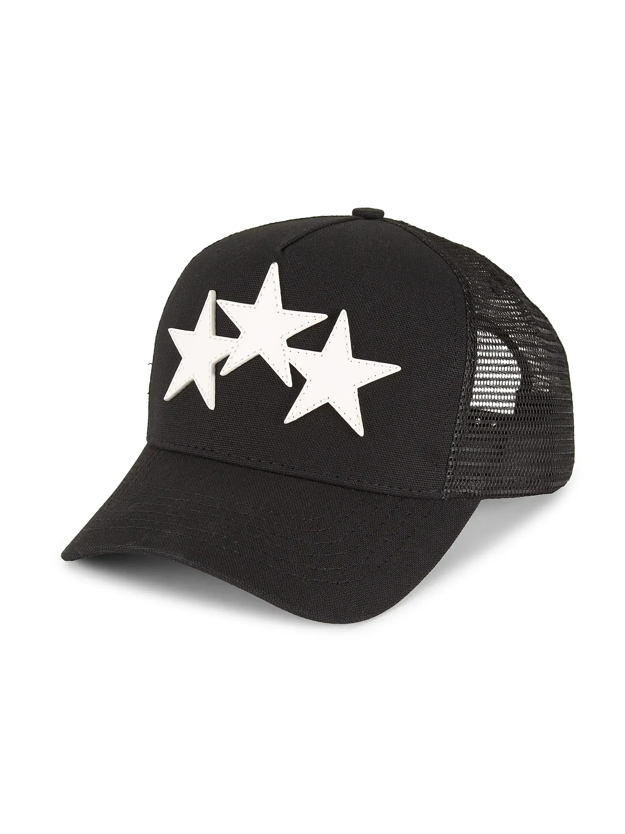 Amiri Star Leather Trucker Hat